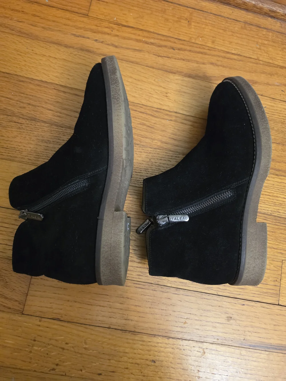 Italeau Foliana Black Booties